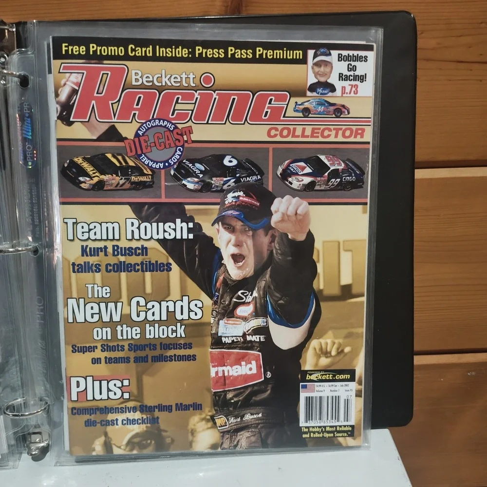 Vintage Beckett Racing Magazine July 2002 Near Mint Protective Sleeved